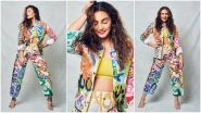 Yo or Hell No? Huma Qureshi's Printed Pantsuit for Maharani Promotions