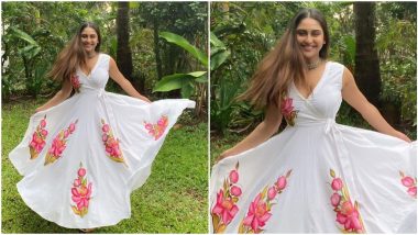 Krystle D'Souza's Stunning White Midi Dress Can Be Yours For Rs 3,500!