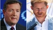 Entertainment News | Piers Morgan Slams Prince Harry over First Amendment Comments