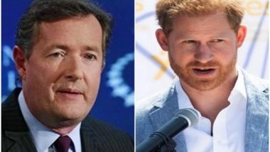 Entertainment News | Piers Morgan Slams Prince Harry over First Amendment Comments