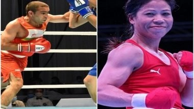 Sports News | Asian Boxing C'ship: Panghal, Mary Kom Among 7 Indian Pugilists to Fight for Gold in Summit Clash