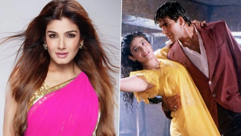 Raveena Tandon Is in Love With the Pakistani Dhol Remix of Her Song Tip Tip Barsa Paani (Watch Video)