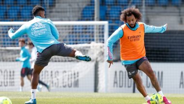 Real Madrid Sweats it Out For La Liga 2021 Match Against Granada as the Title Race Still Remains Open (See Pics)