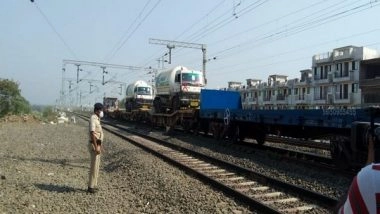 India News | Railways Delivers Record Single-day Load of over 1,142 MT of Oxygen to 14 States