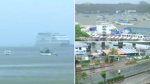 Cyclone Tauktae Wreaks Havoc in Goa, State Capital Panaji Witnesses Spell of Tropical Cyclone (Watch Video)