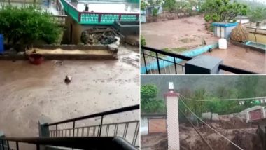 Cloudburst in Uttarakhand: Several Houses, Roads Damaged in Kumarada Village of Chiniyalisaur Block of Uttarkashi (See Pics)