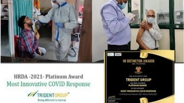 Business News | Trident Group Setting Benchmarks to Combat the Spread of COVID-19