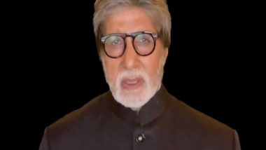 Entertainment News | Amitabh Bachchan Requests People Globally to Help India Fight Against COVID-19