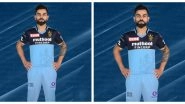 Virat Kohli&rsquo;s RCB to Wear Special Blue Jersey For IPL 2021 Match Against KKR, Will Raise Money for Oxygen Support Amid Covid Crisis