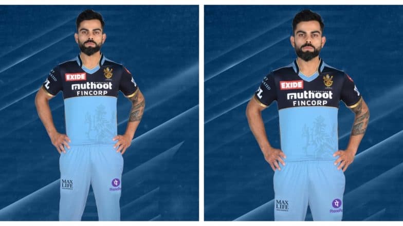 Virat Kohli’s RCB to Wear Special Blue Jersey For IPL 2021 Match Against KKR, Will Raise Money for Oxygen Support Amid Covid Crisis