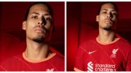 Liverpool Releases New Home Kit Inspired by 60s After Sealing a Spot in Champions League 2021-22 (Watch Video)