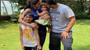Entertainment News | Shilpa Shetty Introduces Fans to New Family Member on Son's 9th Birthday