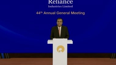 Business News | Ambani Announces Launch of JioPhone Next Smartphone, Partnership with Google for 5G