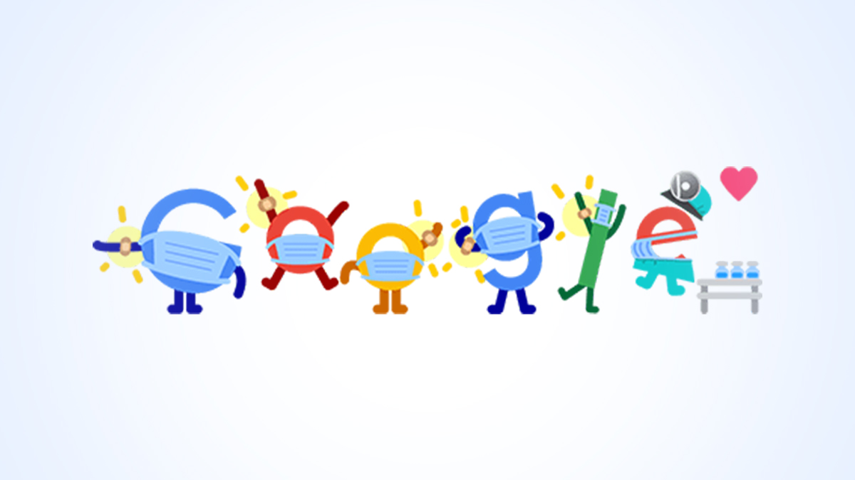 Covid Vaccine Google Doodle Urges People to Get Their Jabs As India Records Administering Highest COVID-19 Vaccination Doses in One Day