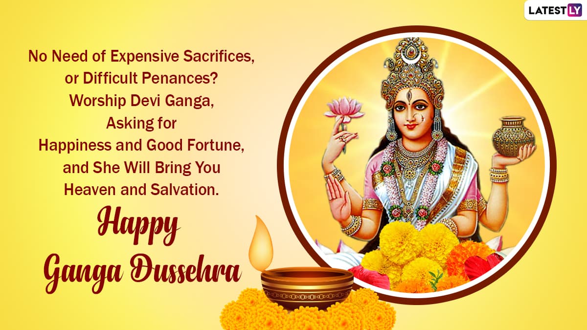 Ganga Dussehra 2021 Wishes and Greetings: WhatsApp Messages, HD ...