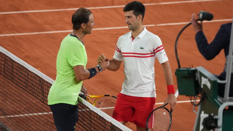 How to Watch Novak Djokovic vs Rafael Nadal, French Open 2022 Live Streaming Online: How to Watch Free Live Telecast of Men’s Singles Quarter-Final in India?