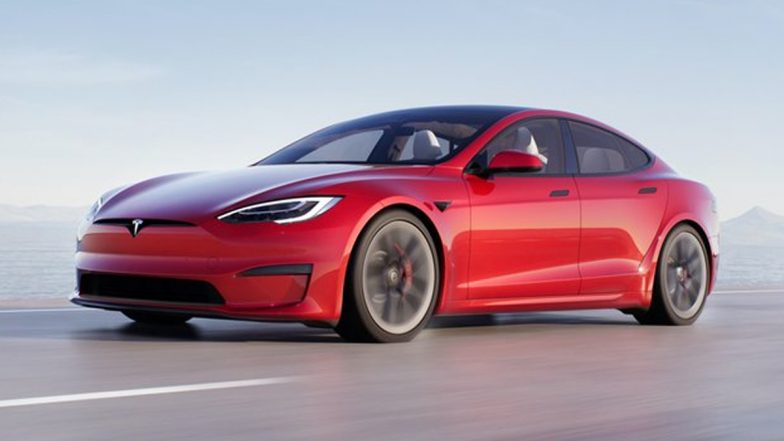 Tesla Model S Plaid Launched: Elon Musk's Firm Launches High-Performance Version of its Model S; 'The Fastest Accelerating Car'