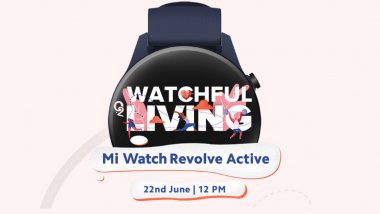 Mi Watch Revolve Active To Be Launched Along With Mi 11 Lite on June 22, 2021
