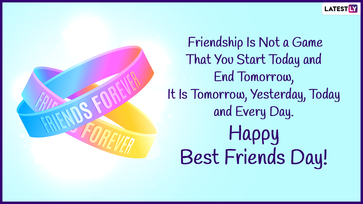 National Best Friends Day 2021 Wishes Hd Images Whatsapp Stickers Sms Friendship Quotes Messages And Greetings To Send On June 8 In Us Latestly
