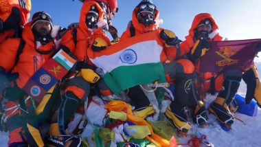 Indian Army Team Led by Col Thapa Flies Tricolour Atop Mt Everest