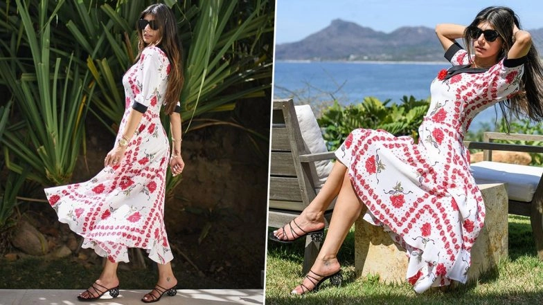 Mia Khalifa’s Latest Photos in Easy-Breezy Floral Dress Will Give You Major Style Goals!