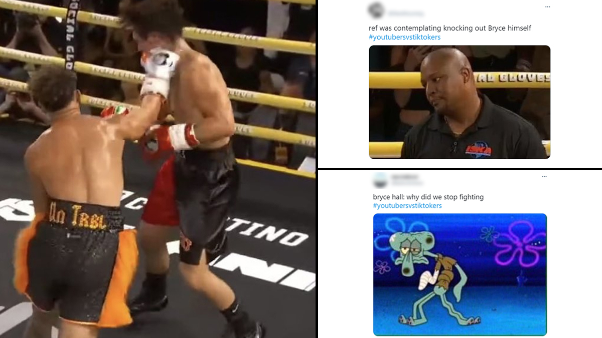 Youtubers Vs Tiktokers Results Netizens React With Funny Memes As Austin Mcbroom Tkos Bryce Hall Latestly
