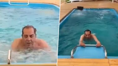 Dharmendra Starts Water-Aerobics Along With Yoga, Proves Age is Just a Number for the Veteran Actor (Watch Video)