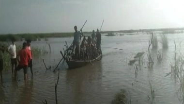 India News | NDRF Rescues 150 People Stranded on Boat in Narayani River in UP's Kushinagar