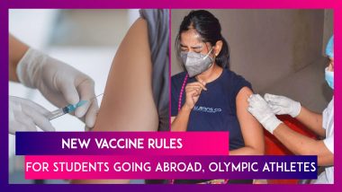New Vaccine Rules For Students Going Abroad, Olympic Athletes: Link CoWin Certificate To Passport