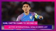 Sunil Chhetri Becomes Second-Highest Active International Goalscorer After Cristiano Ronaldo