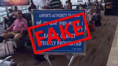 'Eating Carpet Strictly Prohibited': Old Picture of 'Mistranslated' Airport Sign Goes Viral Again, Hardeep Singh Puri Debunks The Claim
