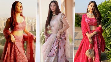 Disha Parmar Ethnic Wear Style File: From Sequin Lehenga to Chikankari Salwar Suit; 7 Times the Telly Diva Gave Us Traditional Outfit Goals