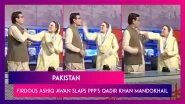 Pakistan: Firdous Ashiq Awan Slaps PPP's Qadir Khan Mandokhail During TV Debate