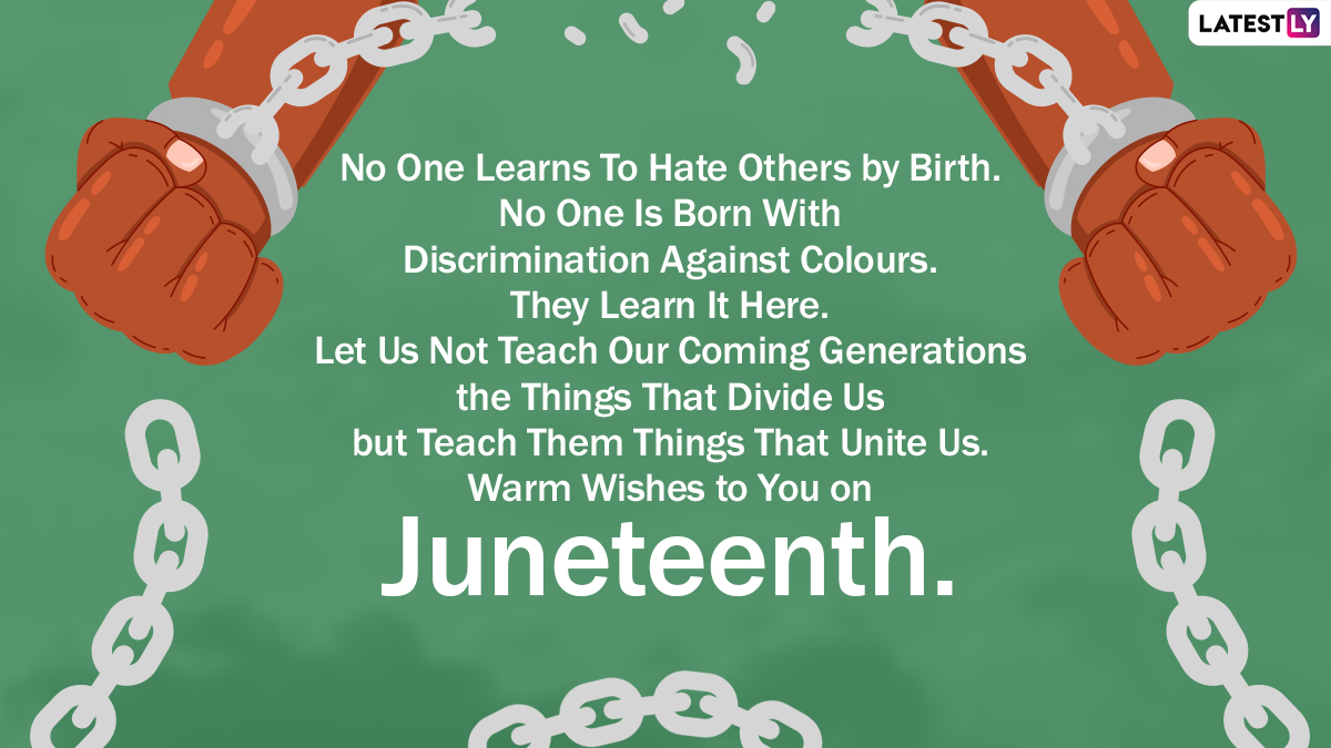 Happy Juneteenth Day 2021 Greetings, Images and Quotes: WhatsApp ...