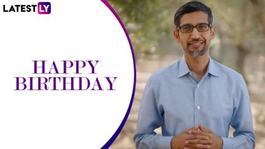 Sundar Pichai’s Birthday: Twitterati Pour In Warm Birthday Wishes for the Google CEO; Call him ‘True Inspiration’