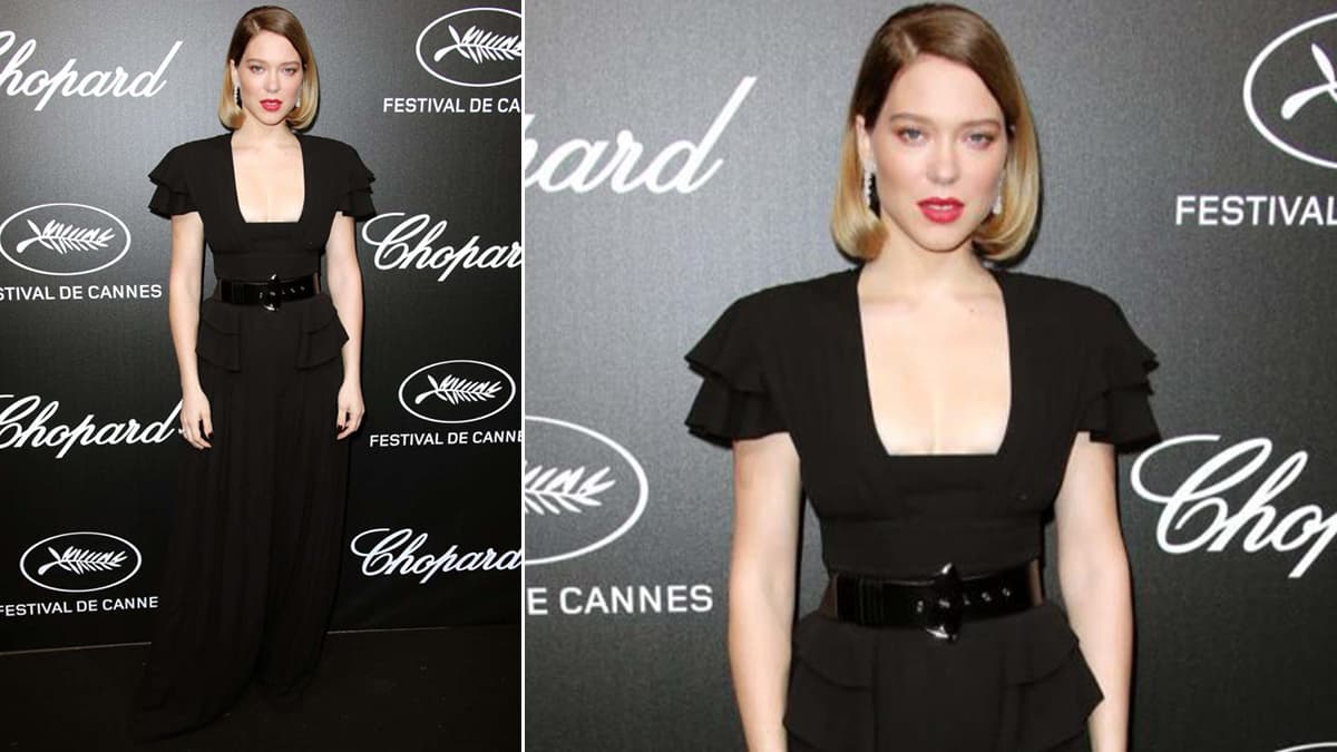 Bond Girl Léa Seydoux Looks Chic At Louis Vuitton's Pfw Show