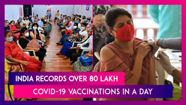 India Records Over 80 Lakh Covid-19 Vaccinations In A Day, Free Vaccine For 18+ Now Available Across Country