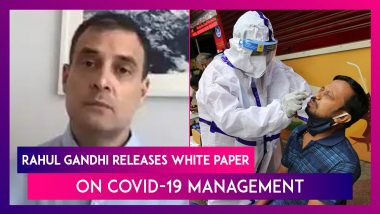 Rahul Gandhi Releases White Paper On Covid-19 Management, Says, ‘Aim To Help India Tackle The Third Wave’