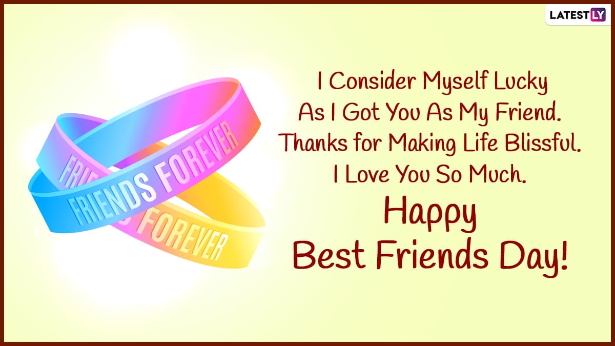 National Best Friends Day 2021 Wishes & HD Images WhatsApp Stickers