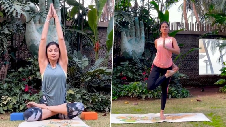 International Yoga Day 2021: Times When Shilpa Shetty Gave Us Major Fitness Goals While Performing Yoga (Watch Videos)