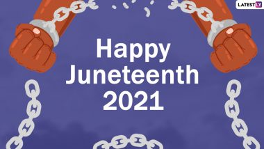 Happy Juneteenth Day 2021 Greetings, Images and Quotes: WhatsApp Stickers, Facebook Status, GIF Messages and Wallpapers To Send on June 19