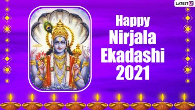 Nirjala Ekadashi 2021 Wishes & Greetings: WhatsApp Messages, HD Images, Wallpapers and SMS to Celebrate the Holy Festival of Pandava Ekadashi