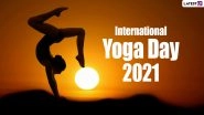 International Yoga Day 2021 Images & HD Wallpapers for Free Download Online: Wish Happy Yoga Day With Inspirational Quotes, Best Greetings, WhatsApp Messages and SMS on June 21