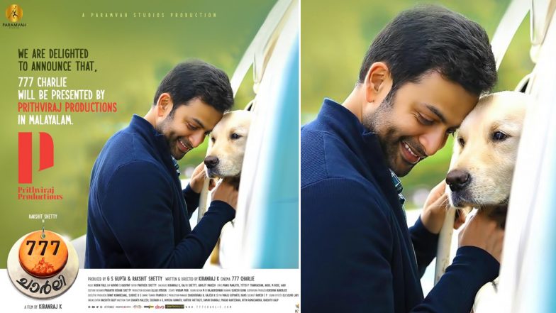 777 Charlie: Prithviraj Sukumaran Announces That This Rakshit Shetty-Starrer Will Be Presented by His Production House in Malayalam!