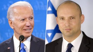 US President Joe Biden Congratulates Israel's New PM Naftali Bennett on Phone Call