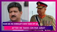 Hamid Mir, Renowned Pakistani Journalist's Show Taken Off Air After He Takes On Pakistan Army