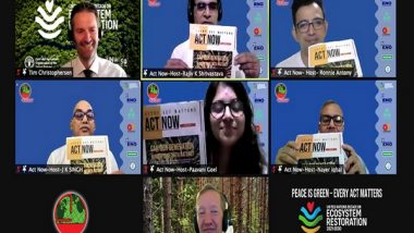 Business News | Act Now Organizes World's Longest Environment Online Event, Peace Is Green - Every Act Matters