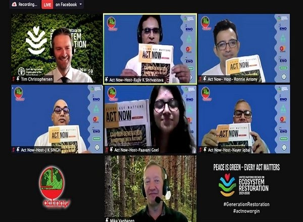 Business News | Act Now Organizes World's Longest Environment Online Event, Peace Is Green - Every Act Matters