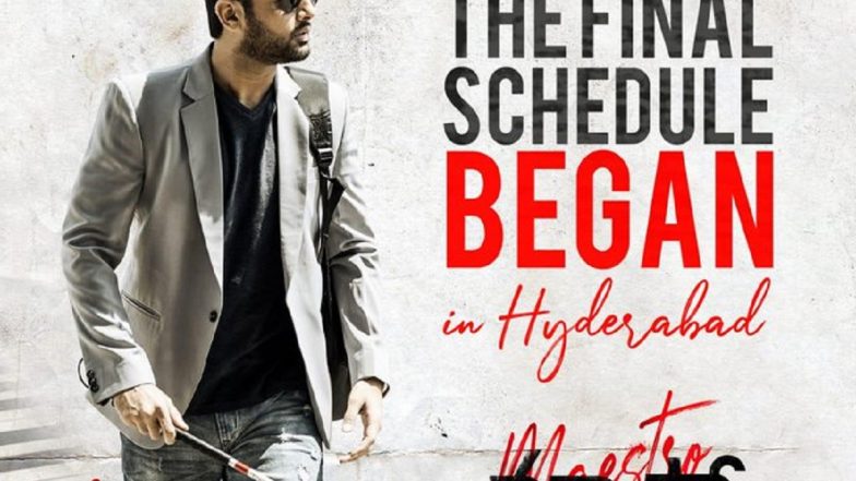 Nithiin's Maestro Shoot Begins In Hyderabad; It's The Remake Of Ayushmann Khurrana-Tabu's Andhadhun