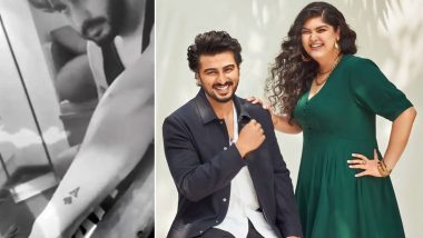 Arjun Kapoor Gets an ‘Ace Up His Sleeve’ With a Tattoo Dedicated to His Sister Anshula Kapoor (Watch Video)